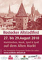 Künstlerfotos des Altstadtfest Rostock
