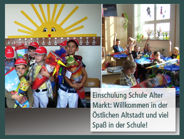 Einschulung Schule Alter Markt Ostliche Altstadt Rostock